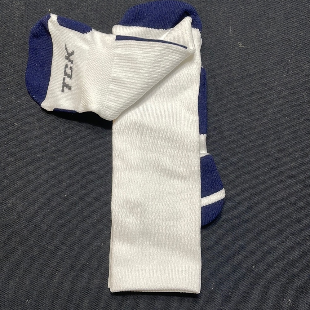 White TCK Basketball Socks